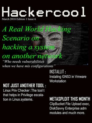 cover image of Hackercool Magazine Mar2018 Issue